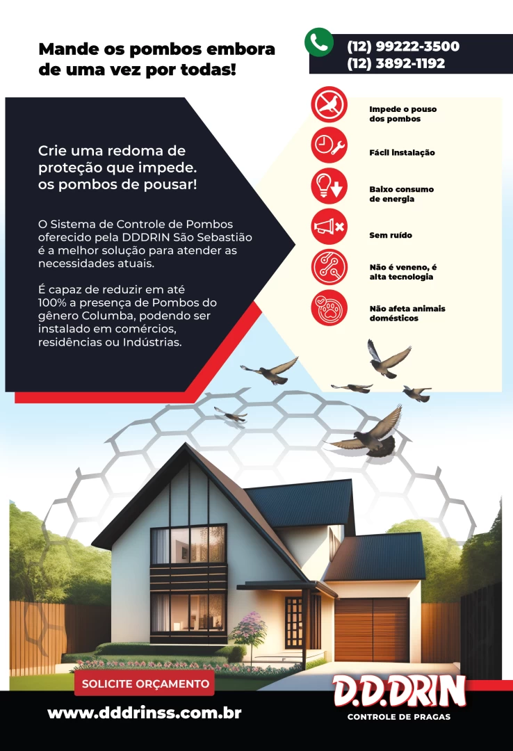 Repelência de Pombos